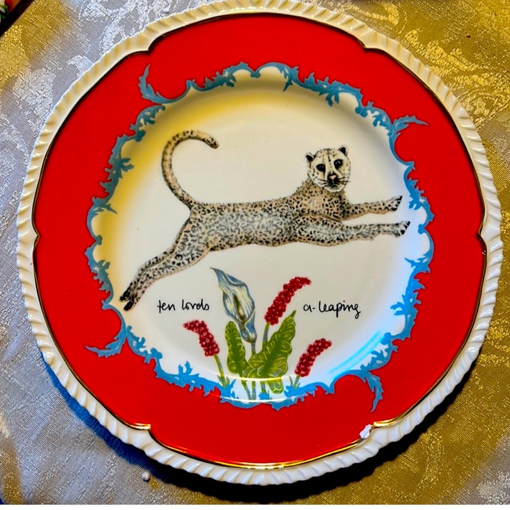 Ten lords a leaping. Designed by Lou Rota exclusively for Anthropologie.